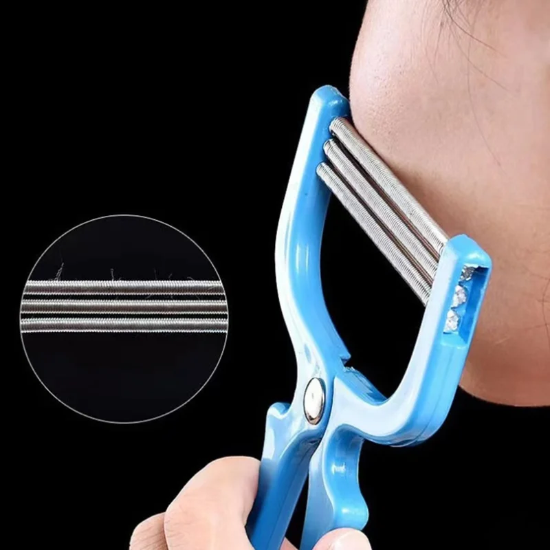 Frauen Epilierer Mini Gesichts haarentferner sicher Handheld Spring Threading Gesicht Ent fechter