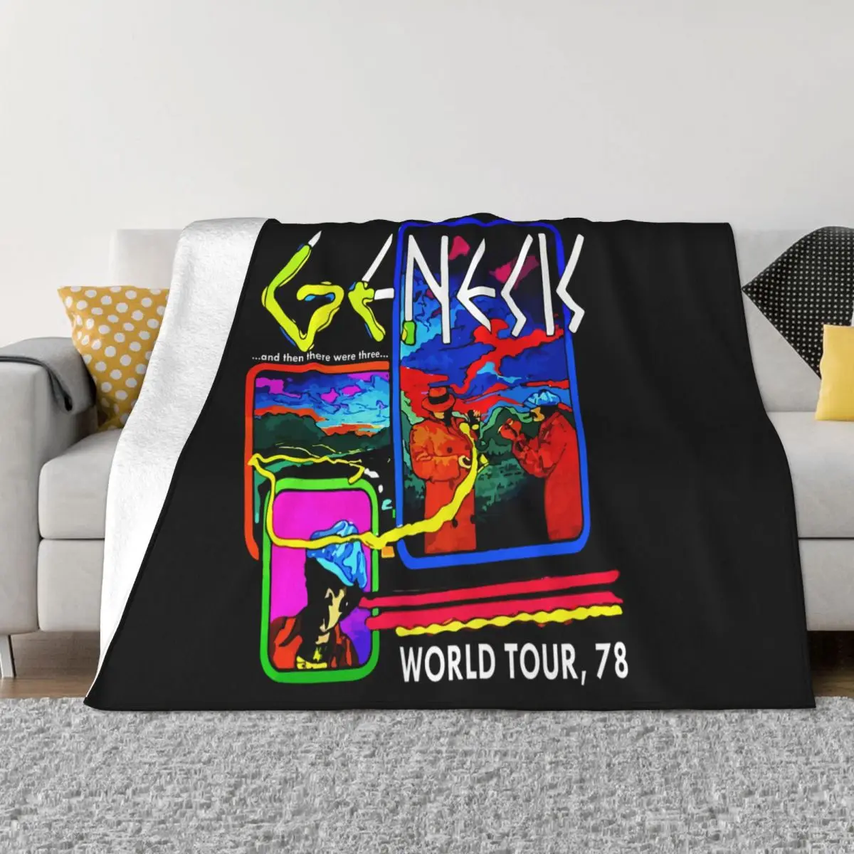 Genesis Tour 78 New Novelty High Quanlity Sale Game Pure Holiday Good Quality Oversize Style Slogan Throw Blanket