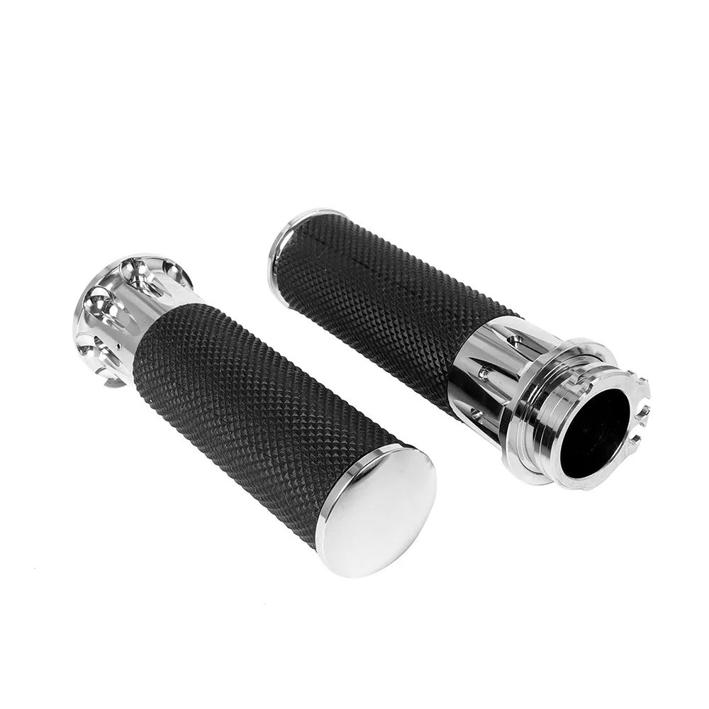 25mm CNC Aluminum Hollow Handlebar Hand Grips Motorcycle Modification Parts Fit for Ha rley 883 XL1200 Handle Grip view 3