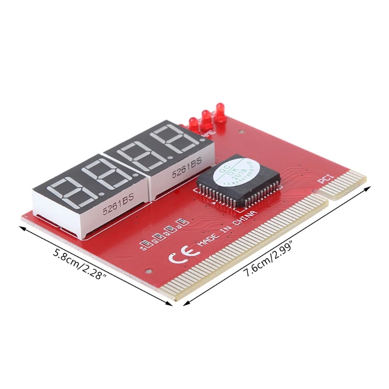 New Computer PCI POST Card Motherboard LED 4-Digit Diagnostic Test PC Analyzer K1KF