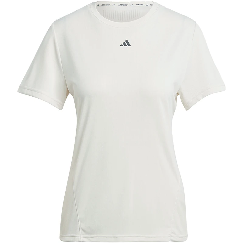 أديداس الرسمية حقيقية جديدة المرأة عالية الكثافة الفاصل التدريب قصيرة الأكمام تي شيرت IU1124