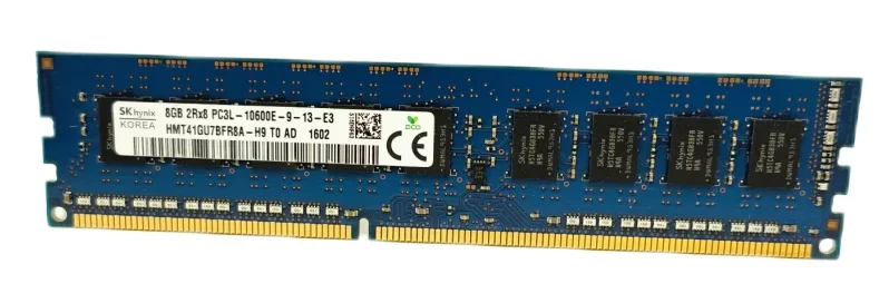 SK Hynix 8 GB 2Rx8 PC3 PC3L 10600E 1333 MHz Pure ECC UDIMM