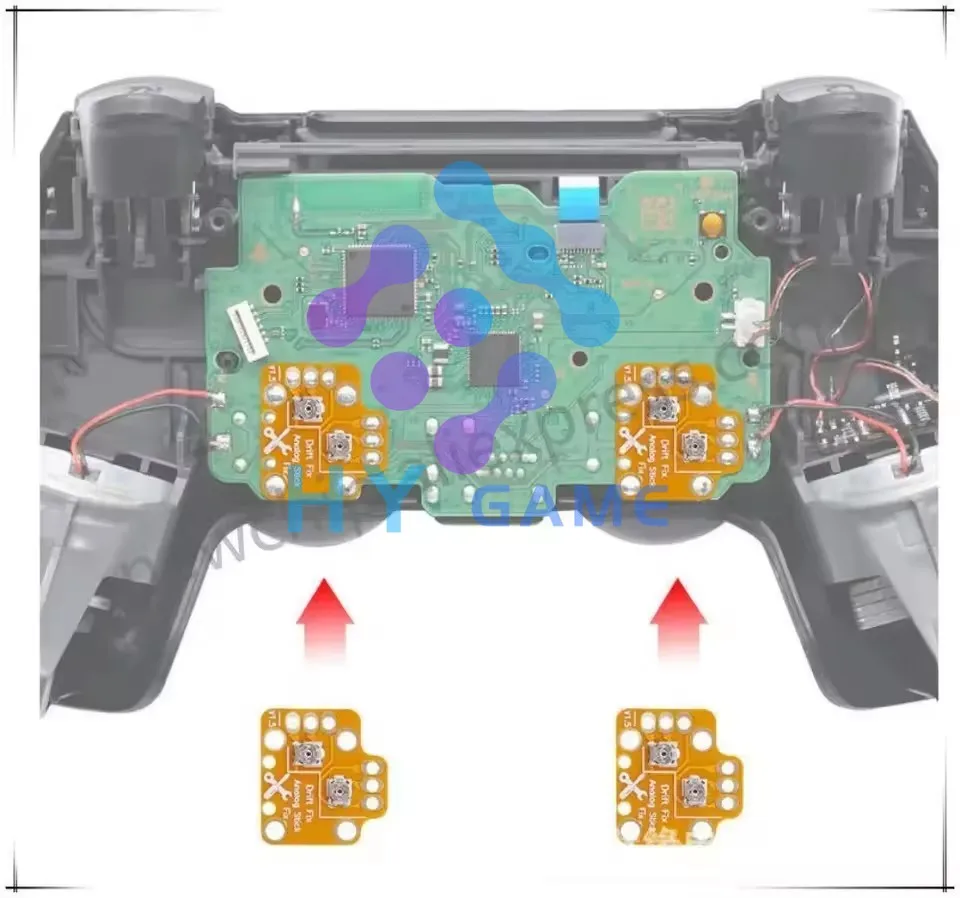 ل PS4 PS5 Xbox One عصا التحكم الانجراف إصلاح لوحة تركيبية وحدة تحكم عالمية التناظرية Thumb عصا الانجراف إصلاح وزارة الدفاع معايرة الكمبيوتر