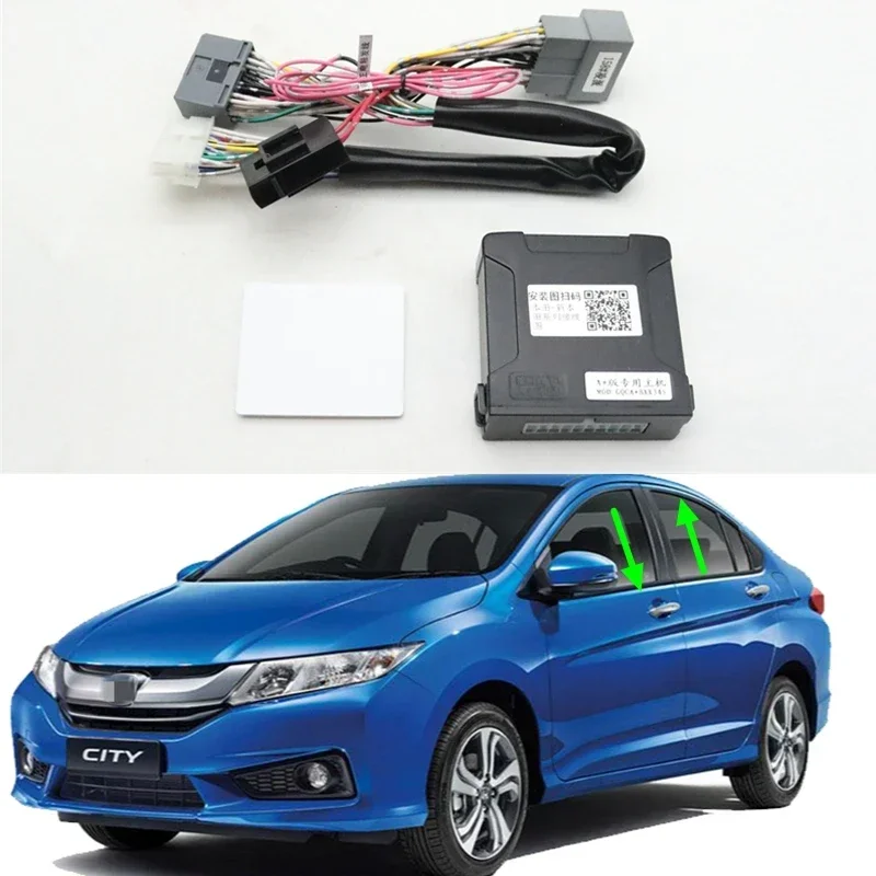 

Left Hand Driver Car Remote Auto Window Lift Close Closer Open Kit Module For Honda City Jazz Fit 2014-