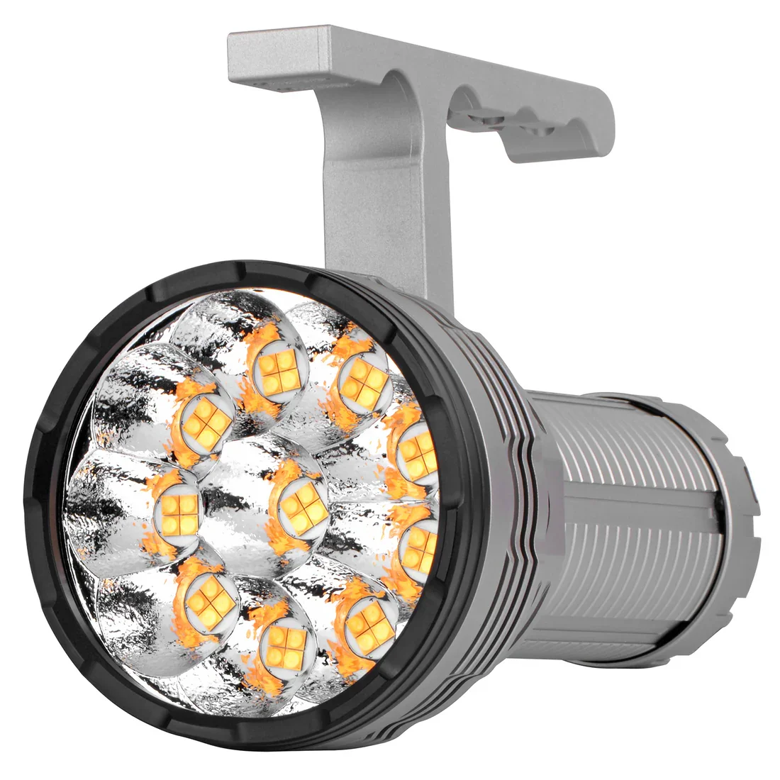 Haikelite RA40 Stepless Dimming Outdoor Flood Flashlight 46950 Battery Type C Bidirectional Charging Torch Light for Fill Light