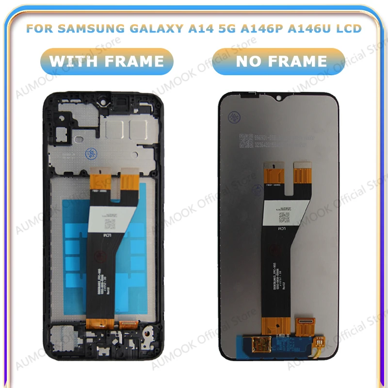6.6 "PLS LCD do Samsung Galaxy A14 5G A146P A146U A146B wyświetlacz LCD ekran dotykowy Digitizer montaż Panel LCD wymień części — zdjęcie produktu 5