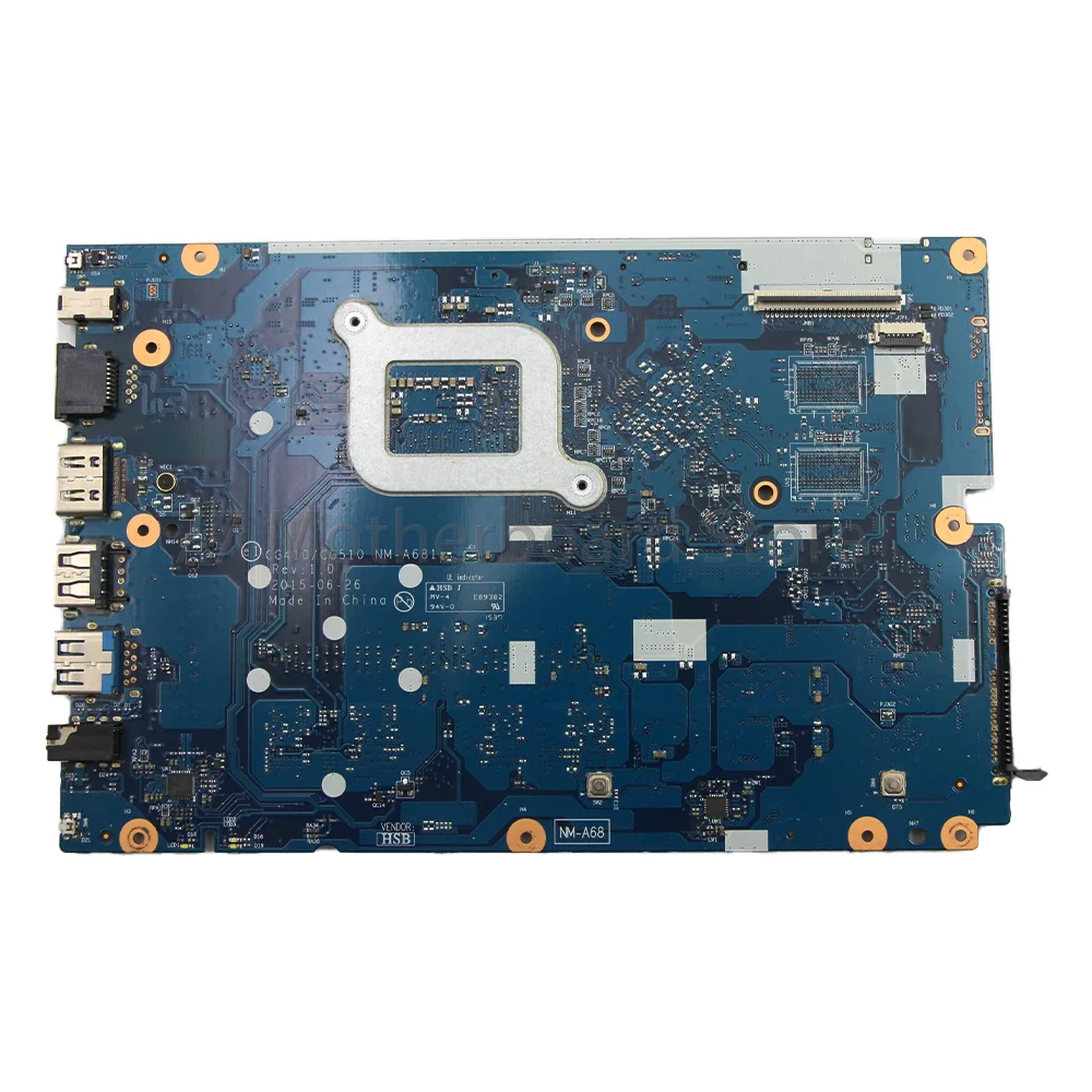Laptop Motherboard NM-A681 For Lenovo Ideapad 100-15IBD B50-50 With CPU i3-5005U i5-5200U i7-5500U RAM 0G/2G GPU GT920M 2G 100%