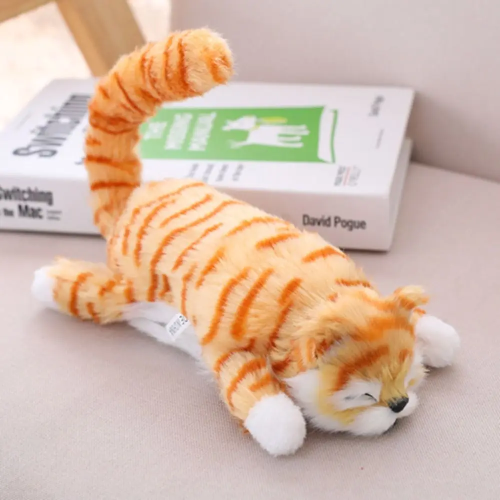 ตุ๊กตาสัตว์ไฟฟ้า Rolling Cat จําลองแมวหัวเราะไฟฟ้าของเล่นตุ๊กตาน่ารัก Interactive Cat สัตว์ของเล่น