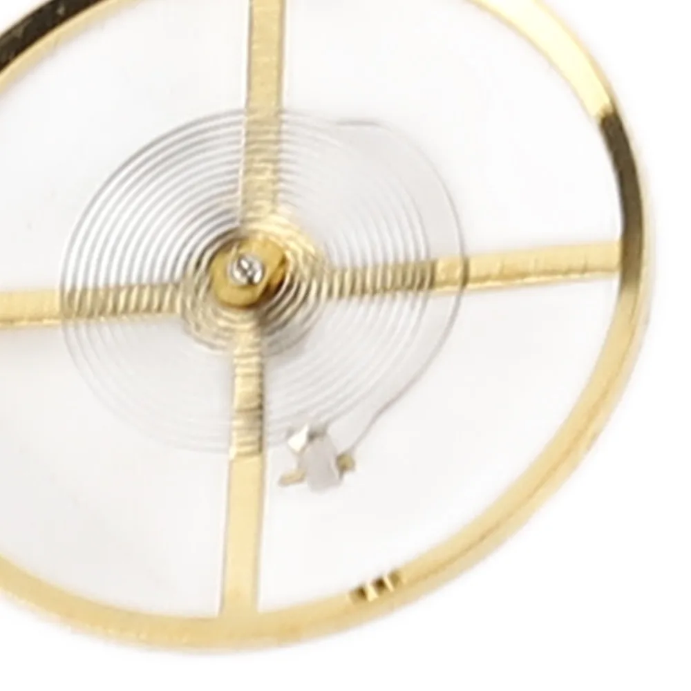 7120 Watch Movement Balance Wheel Gold Alloy Watch Movement Accessory Balance Wheel Watch Movement Accessory Watches