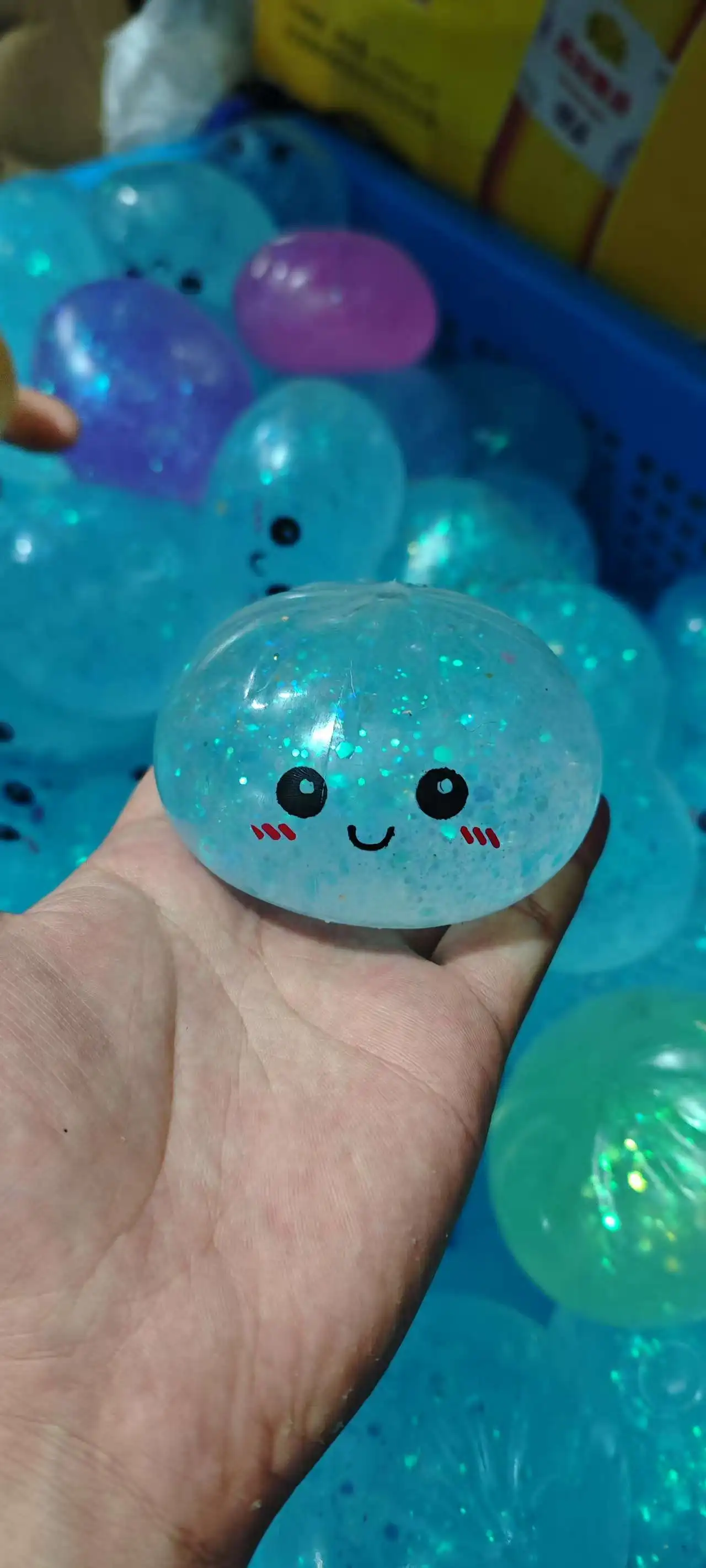 

Nurse Office Stress Relief Gift Random Animal Mochi Squishy Glitter Mystery Blind Bag Pocket Squeeze Fidget Toy