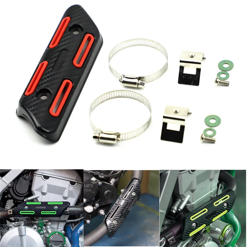 

The motorcycle modified exhaust pipe anti-scald cover decorative cover insulates and protects the exhaust cover