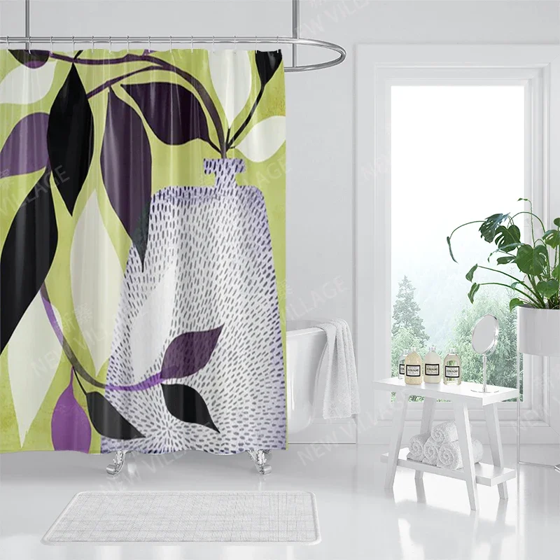 Waterproof fabric shower curtain Bathroom curtain accessories 180x200 Bath curtain for shower 240*200 nordic boho decor 240x200