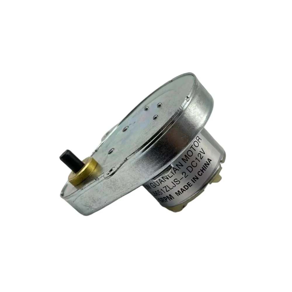 1PCS 12V DC High Torque Gear Reduction Motor 1/707 Ratio 5RPM Slow Speed DC Gear Motor for Electronic Equipment Switch Rotation