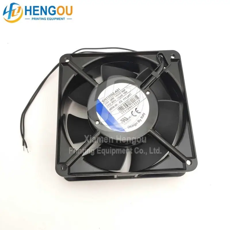 C5.115.2421 119x38mm 230V HD speed regulating paper receiving fan C5.115.2421 HD HIGH QUALITY PRINTING MACHINE PARTS XL105 CX102