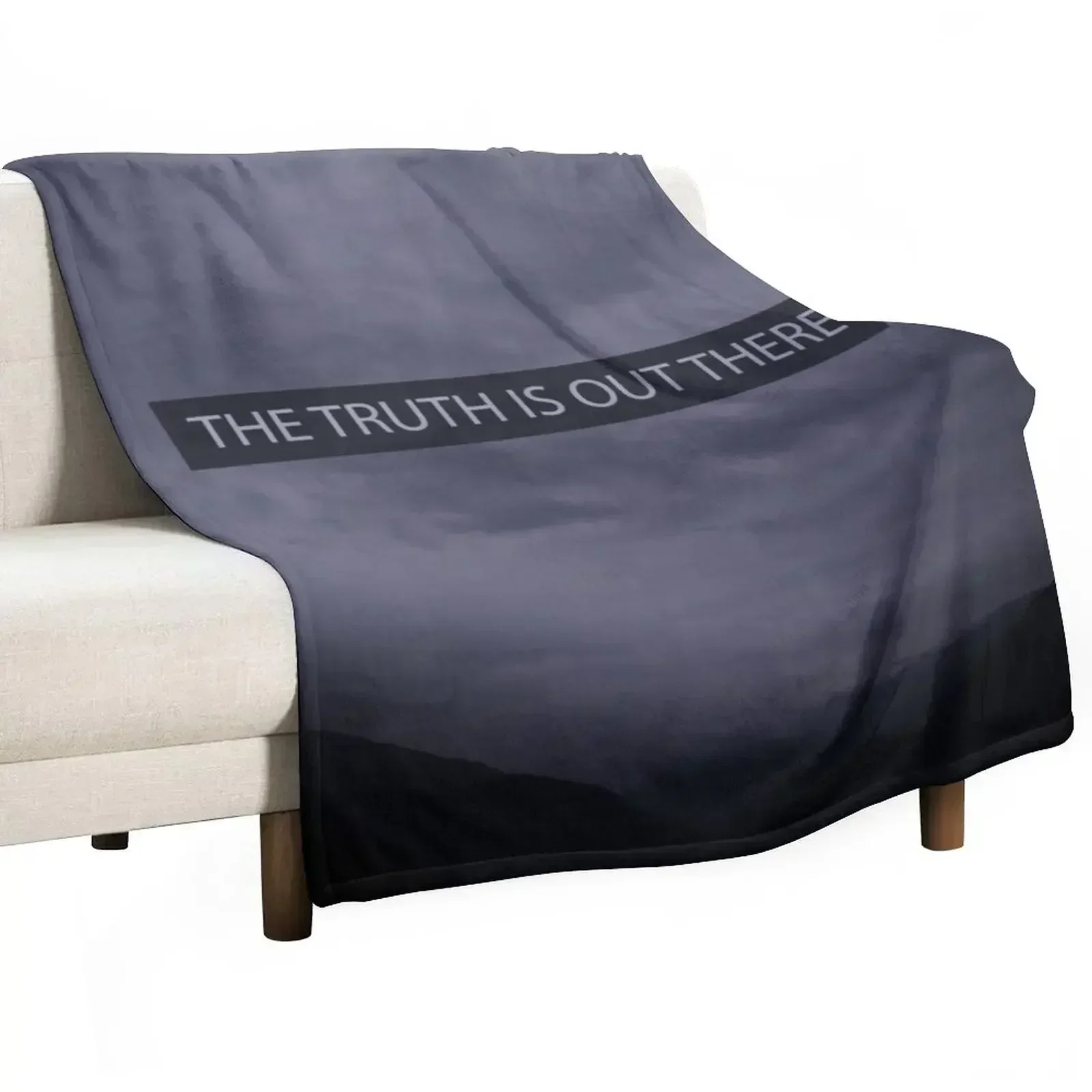 

The Truth Is Out There Throw Blanket Plush Fuzzy Cozy Blanket for Couch Sofa