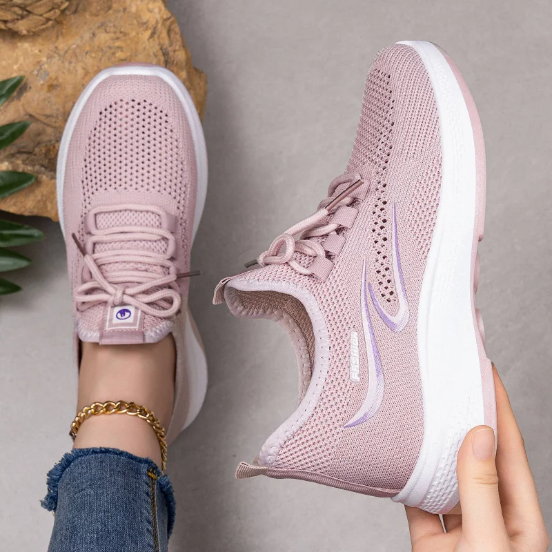 

Women's shoes 2026 summer breathable casual shoes soft sole comfortable versatile comfortable mesh sports shoes