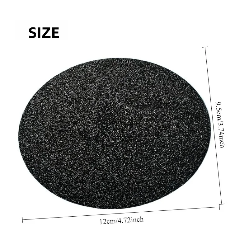 12*9.5mm Oval-shaped Base Plastic Miniature Model Chassis for Board Role-playing Games Accessory