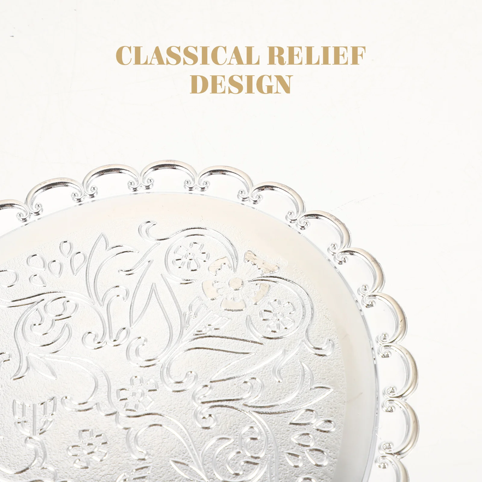 

Portable Travel Vintage Handheld Makeup Mirror Embossed Handle Delicate Small Round Mirror for Women Compact Mirrors