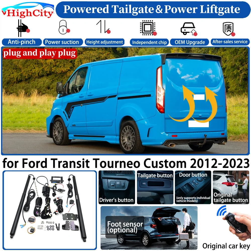 

for Ford Transit Tourneo Custom 2012-2023 Automatic Smart Powered Tailgate Power Liftgate System Intelligent Trunk Lift Kit