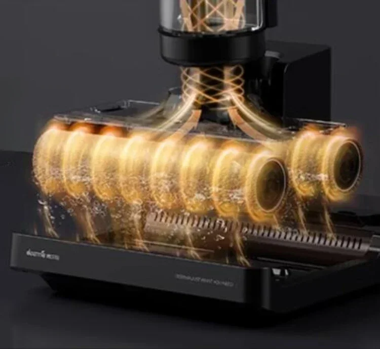 Deerma P50Lite lavapavimenti wireless aspirazione integrata rimorchio idropulsore bidirezionale scopa ad asciugatura a caldo autopulente per uso domestico