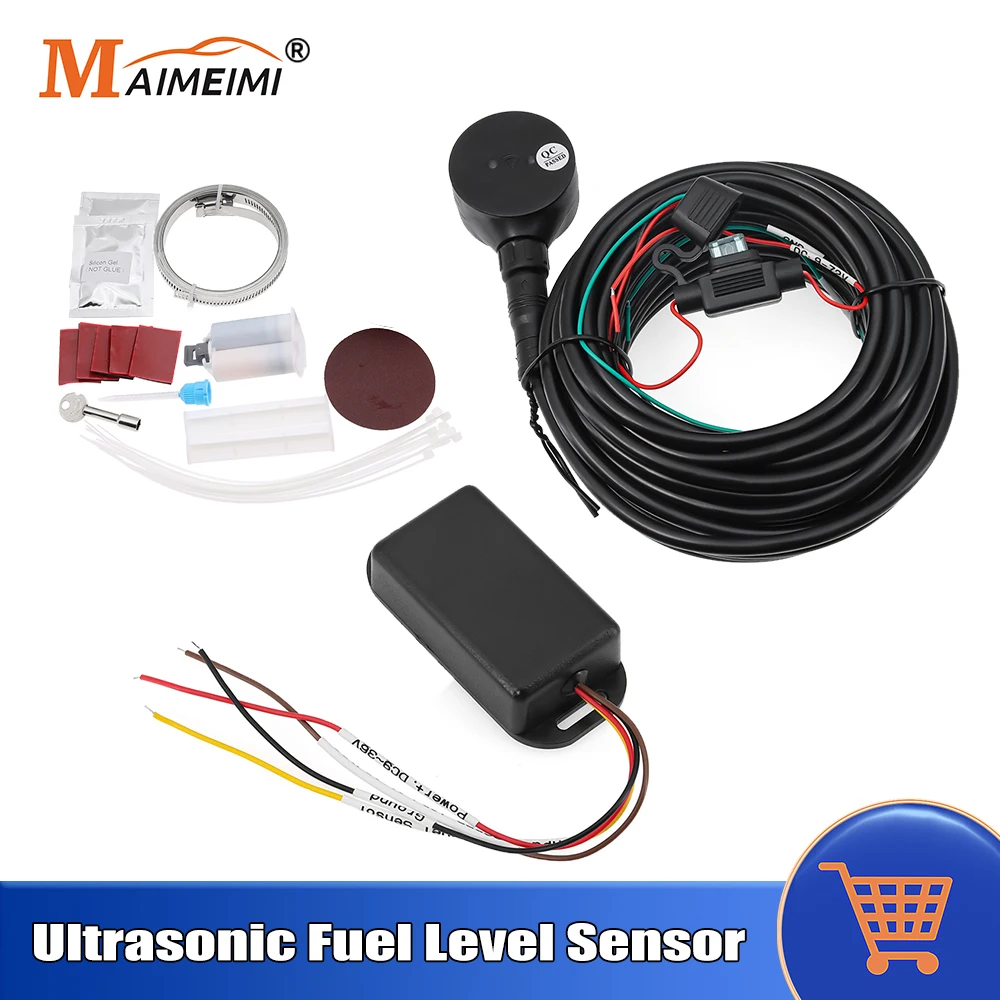 

Non-Contact Ultrasonic Fuel Level Sensor UL212-F Fuel Tank Level Monitor Fuel Monitoring Indicator Oil Level Ohm Signal Gauge