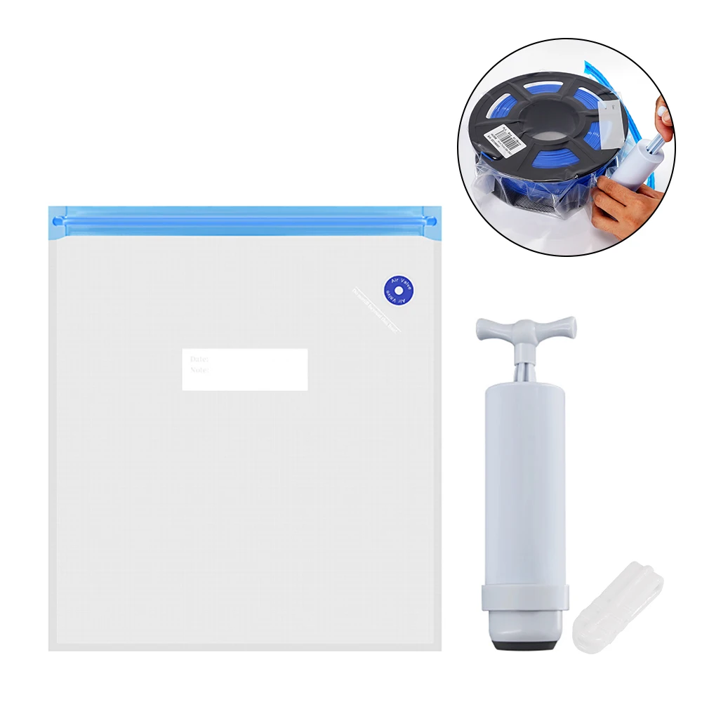 

MEGA 3D Printer Filament Vacuum Storage Bag 3D Filament Dryer Safekeeper PE Sealed Bags Humidity Resistant Keeping Filament Dry