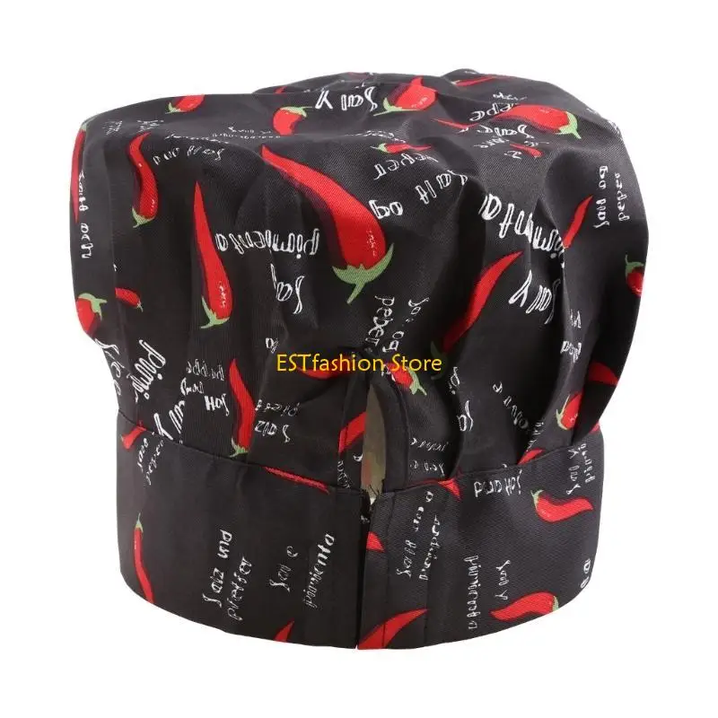 

Y5GC Comfortable New Cook Adjustable Men Kitchen Baker Chef Elastic Hat Catering