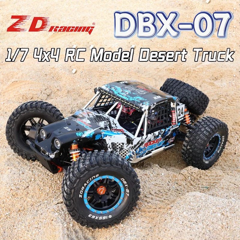 

ZD Racing DBX-07 4x4 ATR/RTR RC Грузовик-пустыня 1/7 Электрическая бесщеточная модель автомобиля с дистанционным управлением Внедорожные игрушки для взрослых и детей