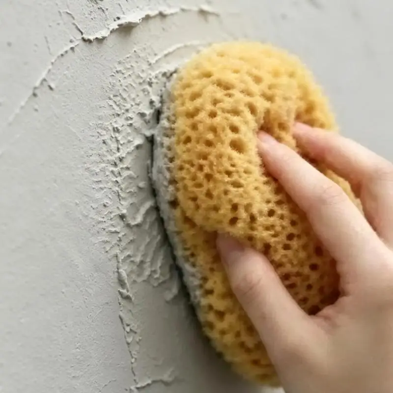 Trockenbau-Reparaturschwamm. Handlicher Texturierungsschwamm. Erzeugt mühelos gleichmäßige Texturmuster an Wänden und Decken. – Detail 4