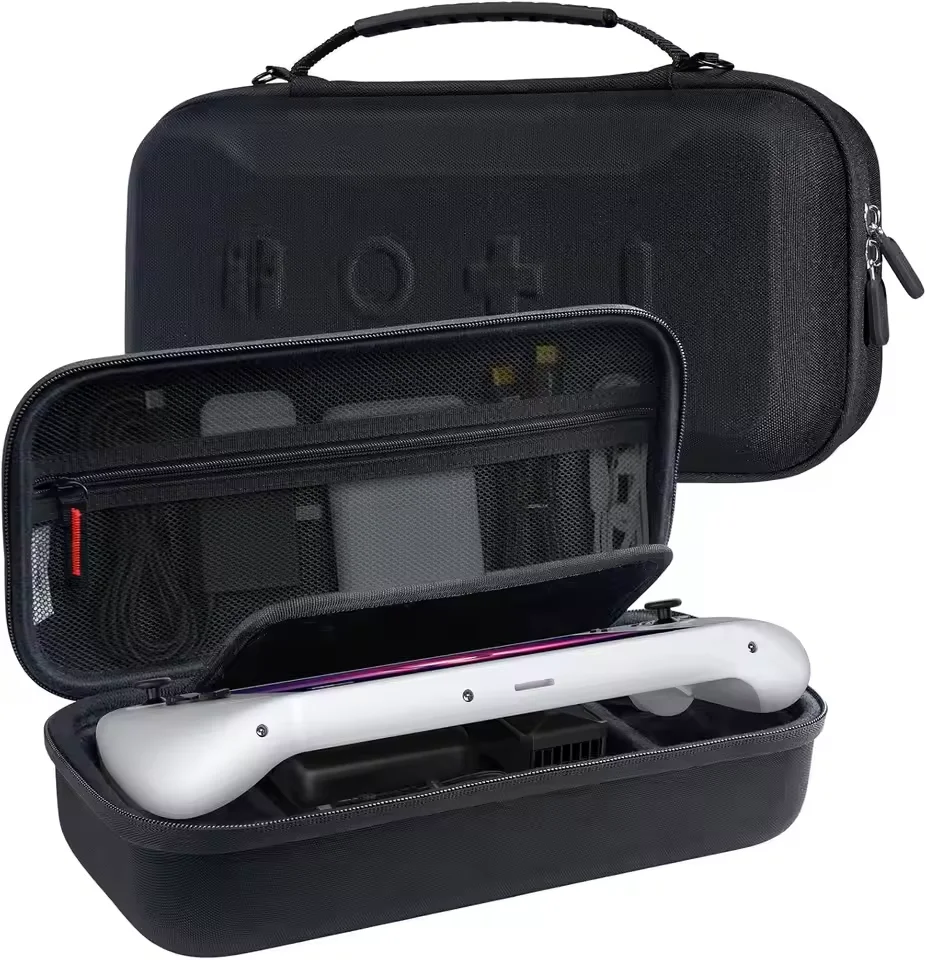 

Жесткий чехол для переноски, противоударный жесткий чехол, портативная дорожная сумка для хранения с сетчатым карманом для игровой консоли Lenovo Legion Go S