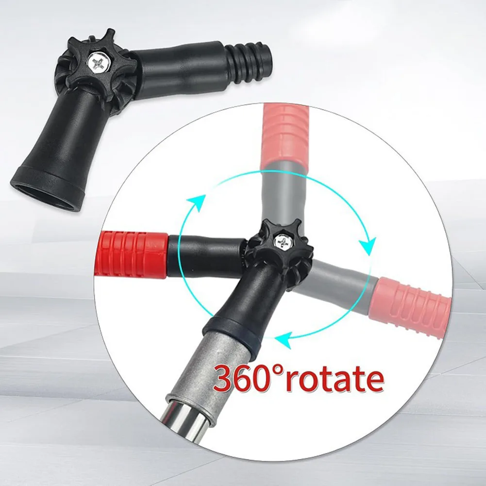 

Удлинитель малярного валика с регулируемой длиной. Чистящие средства с поворотной головкой на 180 градусов. Легкое крепление для чистящих насадок.