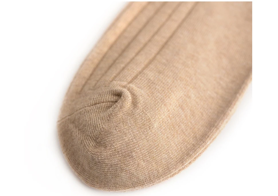 Herren-Kleid, lange Socken, Übergröße, Baumwolle, einfarbig, gestreift, Business, elastisch, ohne Knochen, atmungsaktiv, schweißabsorbierend, Socken für Herren – Detail 10
