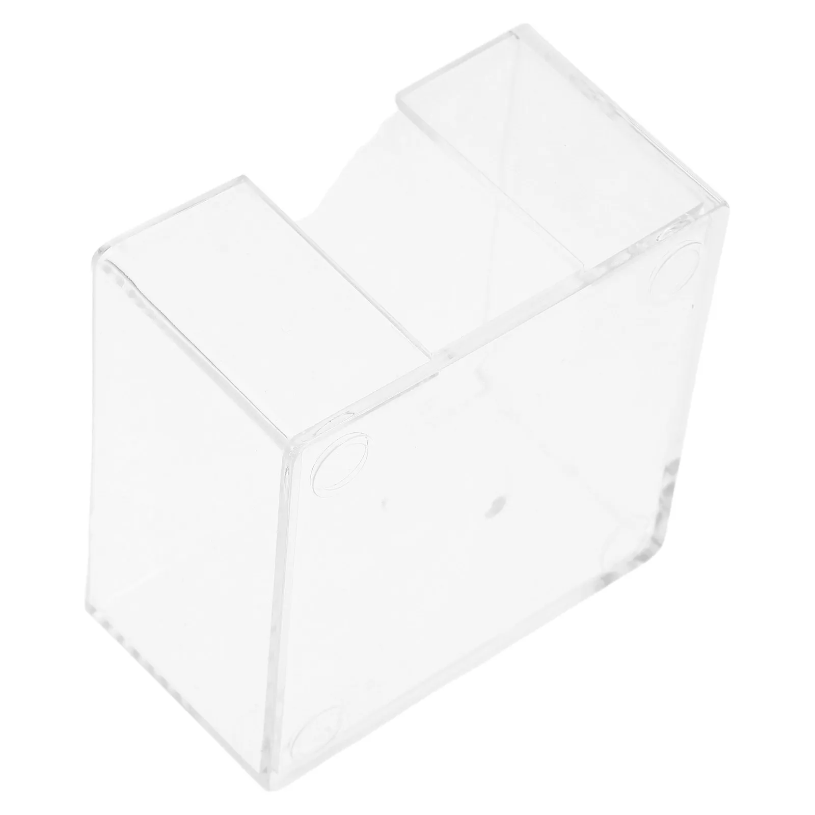 

Acrylic Holder Clear Desk Organizer Notepad Dispenser for Office Home Study Transparent Memo Pad Holder Supplies