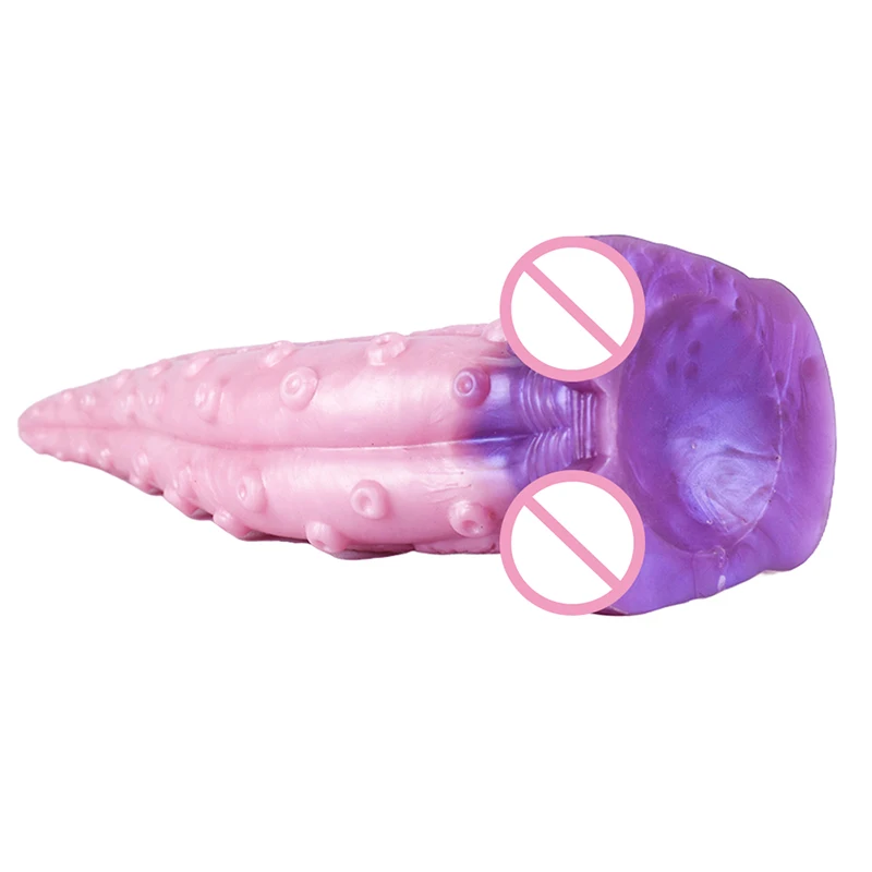 28*5.1cm Tentacle Tongue Soft Dildo Women Masturbator Artificial Penis Adult Sex Toys for Female Gay Anal Masturbation Sexshop