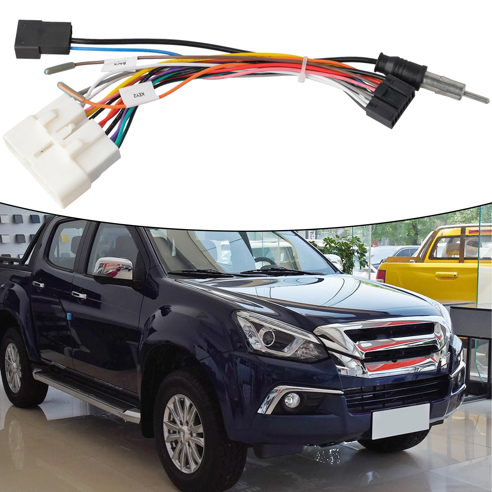 Car Wire Harness 16 Pin for Isuzu For DMax 2020 2024 Reliable Integration with Vehicle Electrical System Car Wire