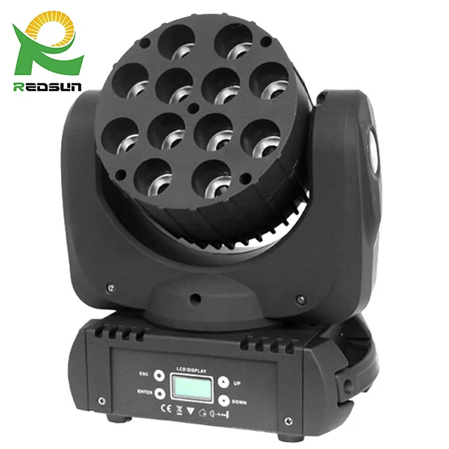 Lowest price!!!Professional stage lighting equipment 12pcs 10W 10W RGBW full color Beam Moving Head