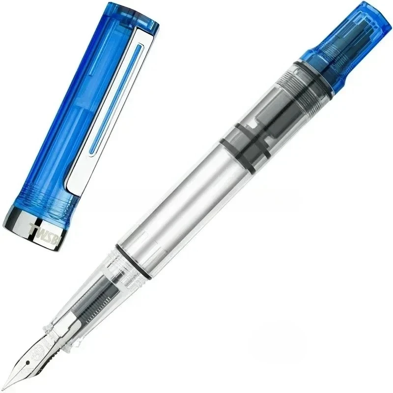 

New TWSBI ECO Piston Pen Transparent Resin Fountain Pen Holder Large Capacity Ink Storage Student Writing Business Supplies Gift