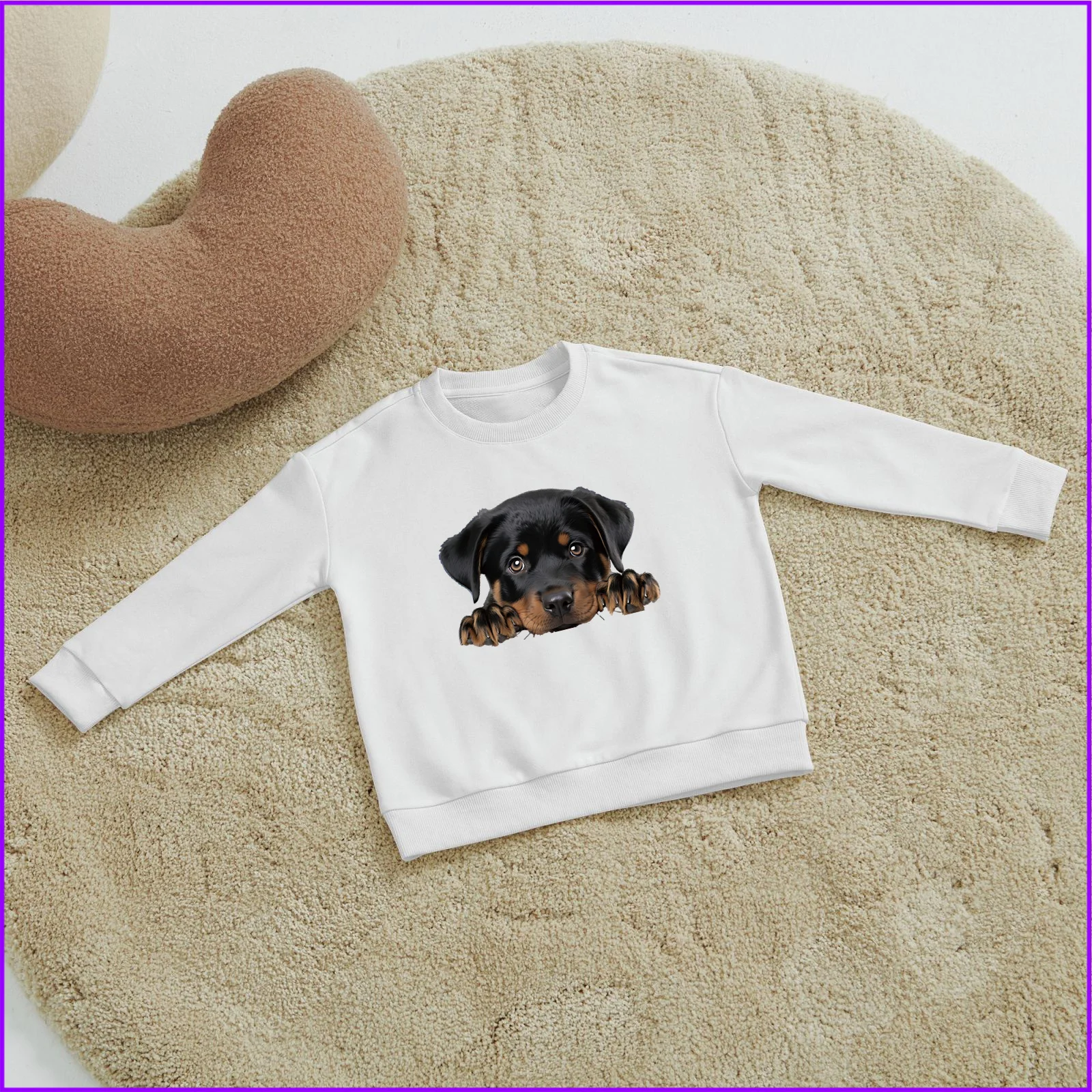 

Rottweiler Cute Dog Sja118b Kids Boys Girls Hoodies Sweatshirts Teenagers Tweens 2024 Toddler Tees Designer Camisetas Korean