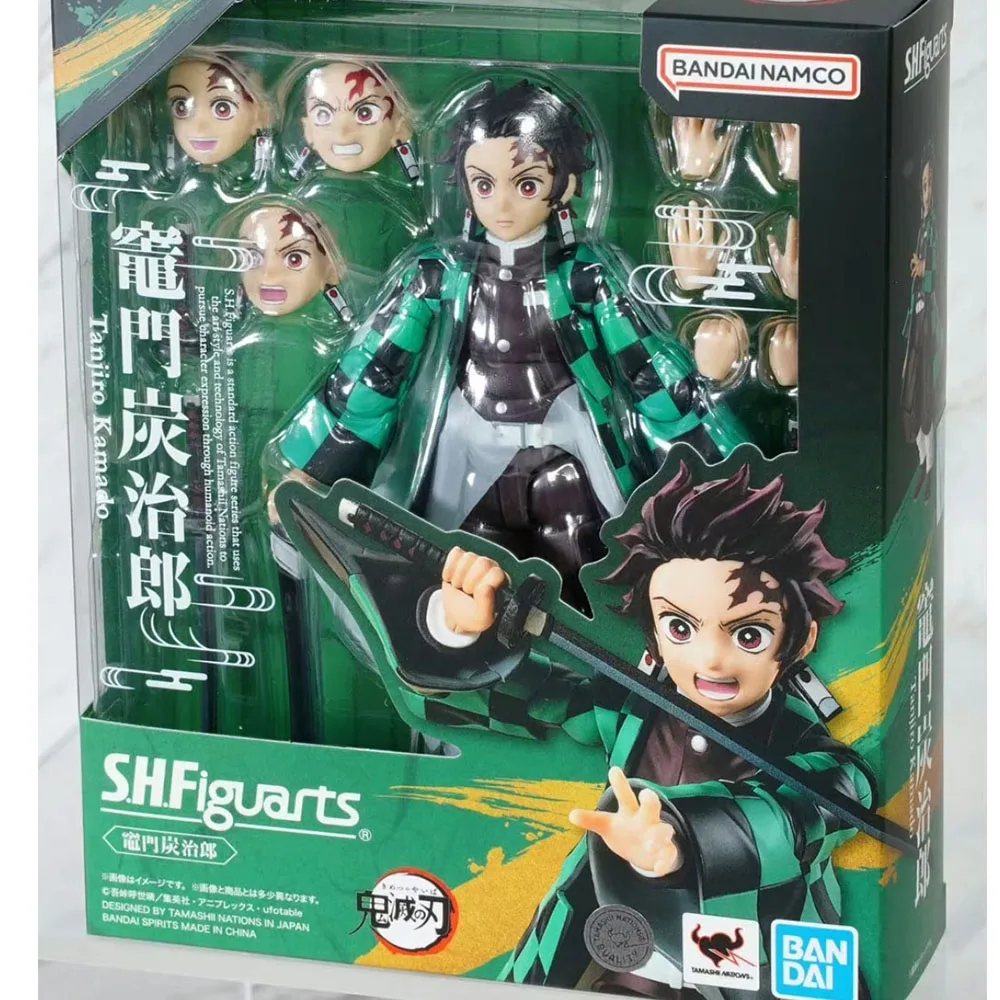 

Original Bandai Demon Slayer Kamado Tanjirou Figure Shfiguarts Kimetsus No Yaiba Action Figurine Collection Pvc Model Doll Gifts