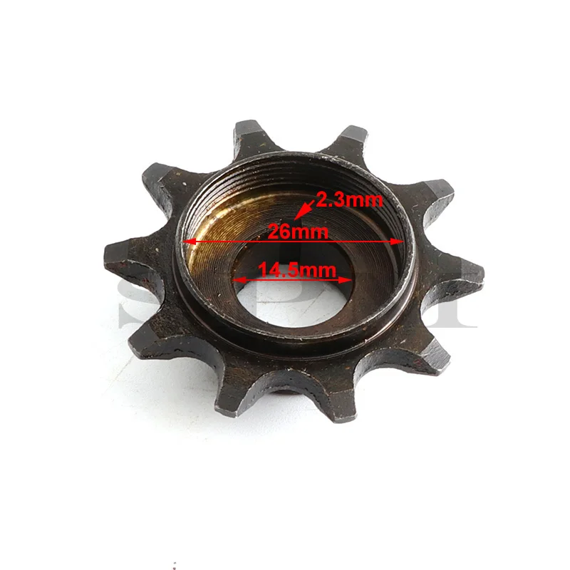 415 Chain 10 Tooth Mini Front Sprocket 10T Cog For 49cc 50cc 80cc 2 Stroke Engines Motorized Bicycle Push Bike parts