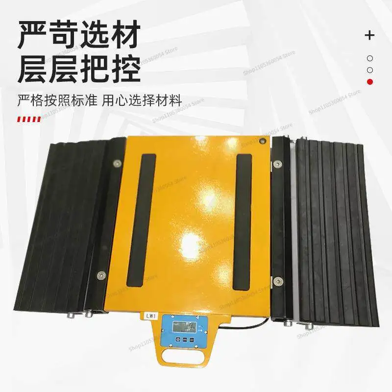 For Wireless Portable Axle Load Scale Car 120 Tons Wireless Floor Scale