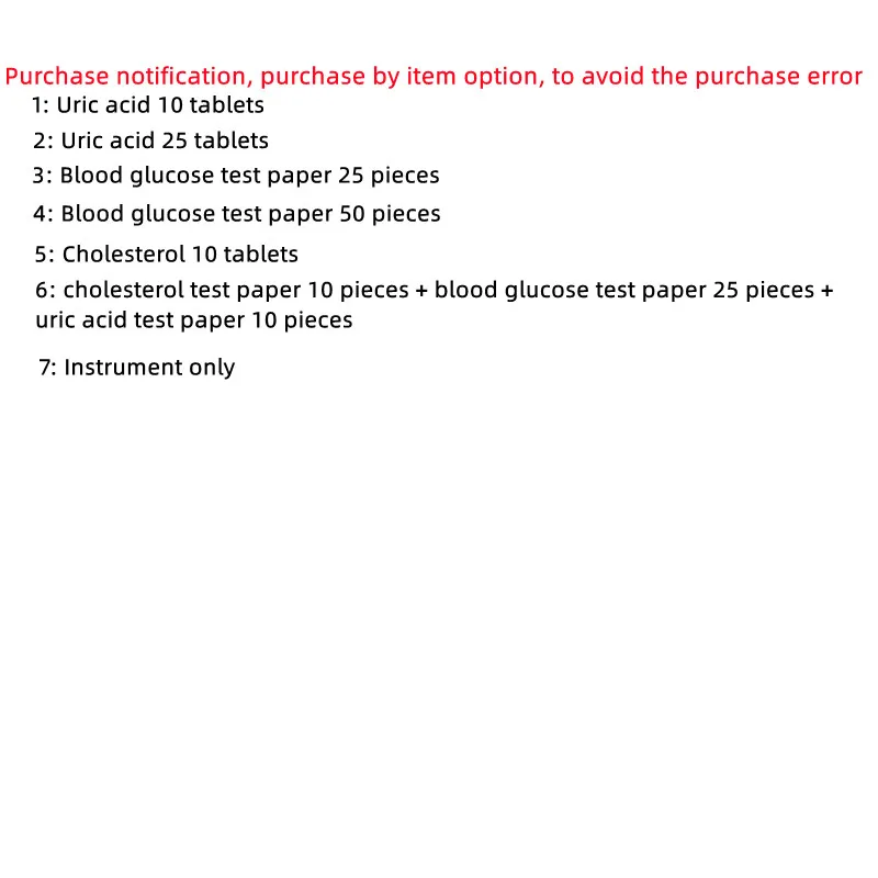 BeneCheck 3-in-1 glucose, uric acid and cholesterol glucose meter kit Diabetes gout monitoring device and test paper^^