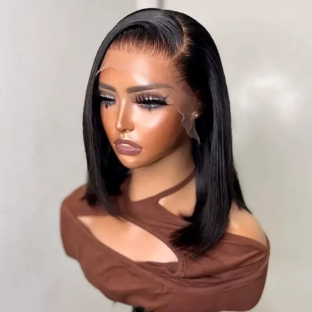 

Bob Wig Hair 13x4 Frontal Lace Wigs for black Women HD Bob Lace Front Wigs Hair 4x4 Wigs Pre Plucked Wig 200density