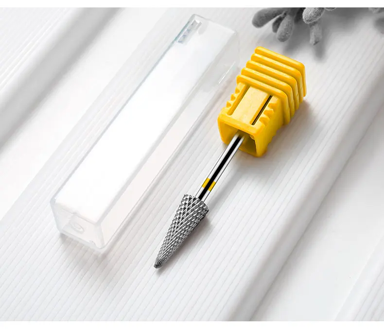 Tip Tungsten Carbid Nail Drill Bits Electric Manicure Drill Accessory Milling Cutters for Nail Gel Polish Remover Nail Tools