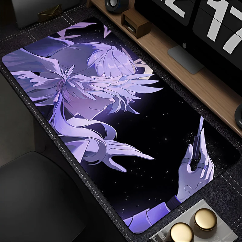 Sunday Honkai Star Rail Mauspad PC XXL Tastatur Teppich Laptop Star Gaming Mousepad Computer Anime Gamer Schrank Schreibtisch Mauspad