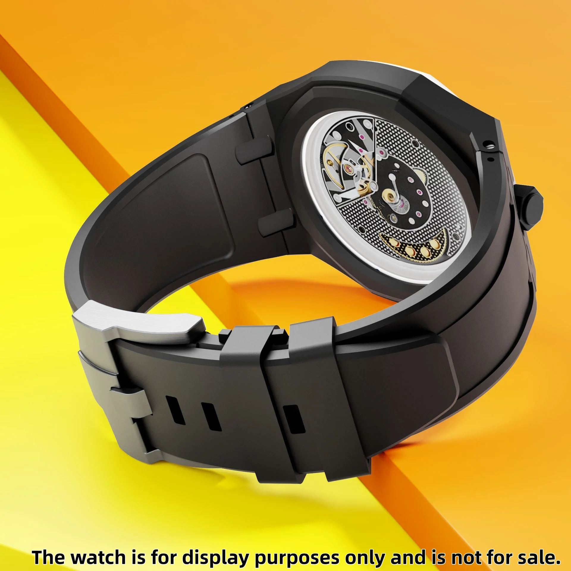 Candy-coloured range, bioceramic case, silicone strap, pocket watch conversion kit, available in 8 colours