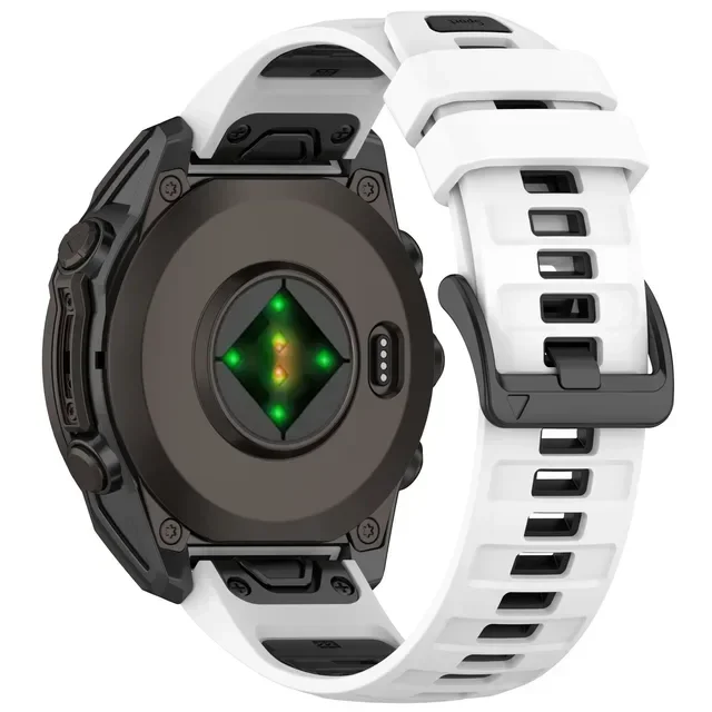 Cinturino in silicone Quick Fit 26mm 22mm 20mm per Garmin Tactix 8 51mm 47mm Bracciale ufficiale per Fenix 8X 7X/Forerunner 970