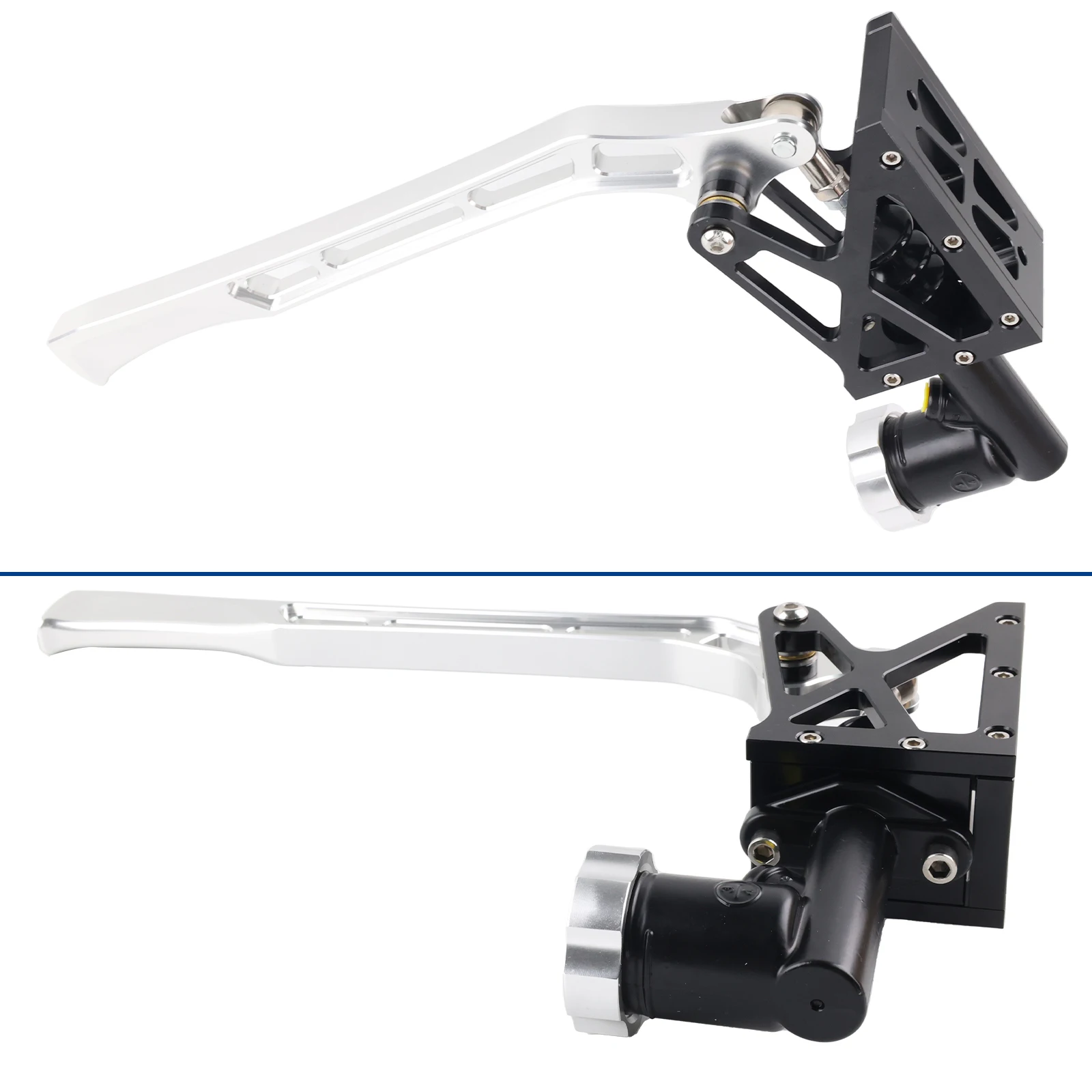 Universal Car racing Drift Vertical Type Racing Drift Oil Hydraulic Handbrake Hydro Hand Brake E-Brake Silver to bebetter