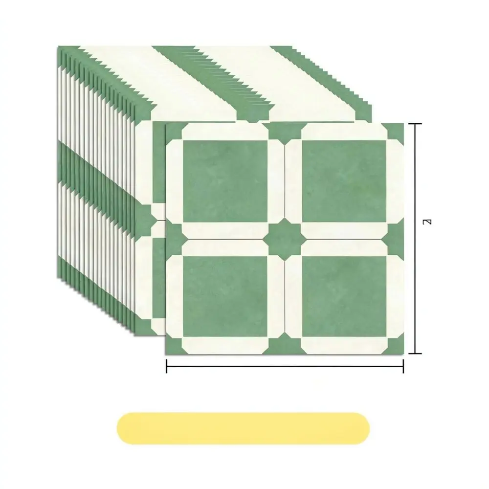Modern Nordic Geometric Floor Tiles Stickers PVC Waterproof Non Slip For Meiji Interior Home Improvement Decoration
