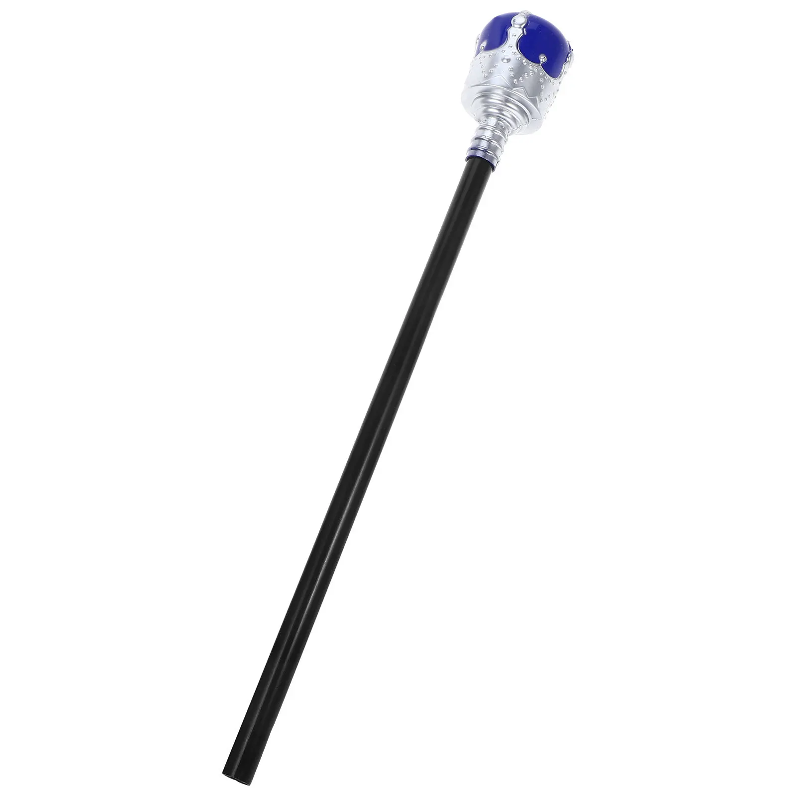 عصا المشي المزخرفة من البلاستيك خفيفة الوزن للهالوين من King Cane Prop لأداء مرحلة الحفلات الملكية #2